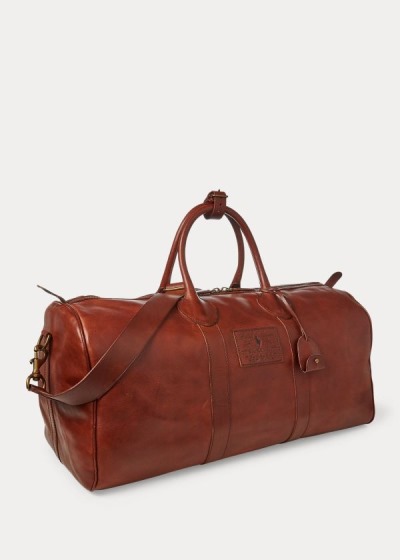 Polo Ralph Lauren Heritage Læder Duffel Bag Herre Danmark (QPACU0912)